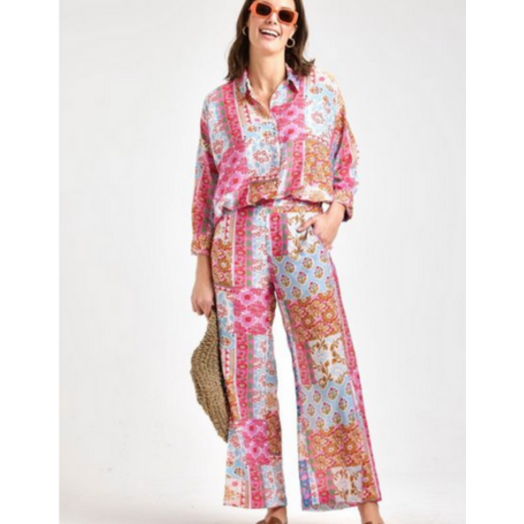 ZAKET AND PLOVER ZAKET AND PLOVER 26E PRINT PANT BELLA ROSSA