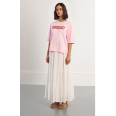 MOLLY BRACKEN MOLLY BRACKEN 26E TSHIRT AMPLE CROISSANT ROSE