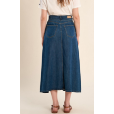 MOLLY BRACKEN MOLLY BRACKEN 26E JUPE MIDI JEANS CORDON BLEU