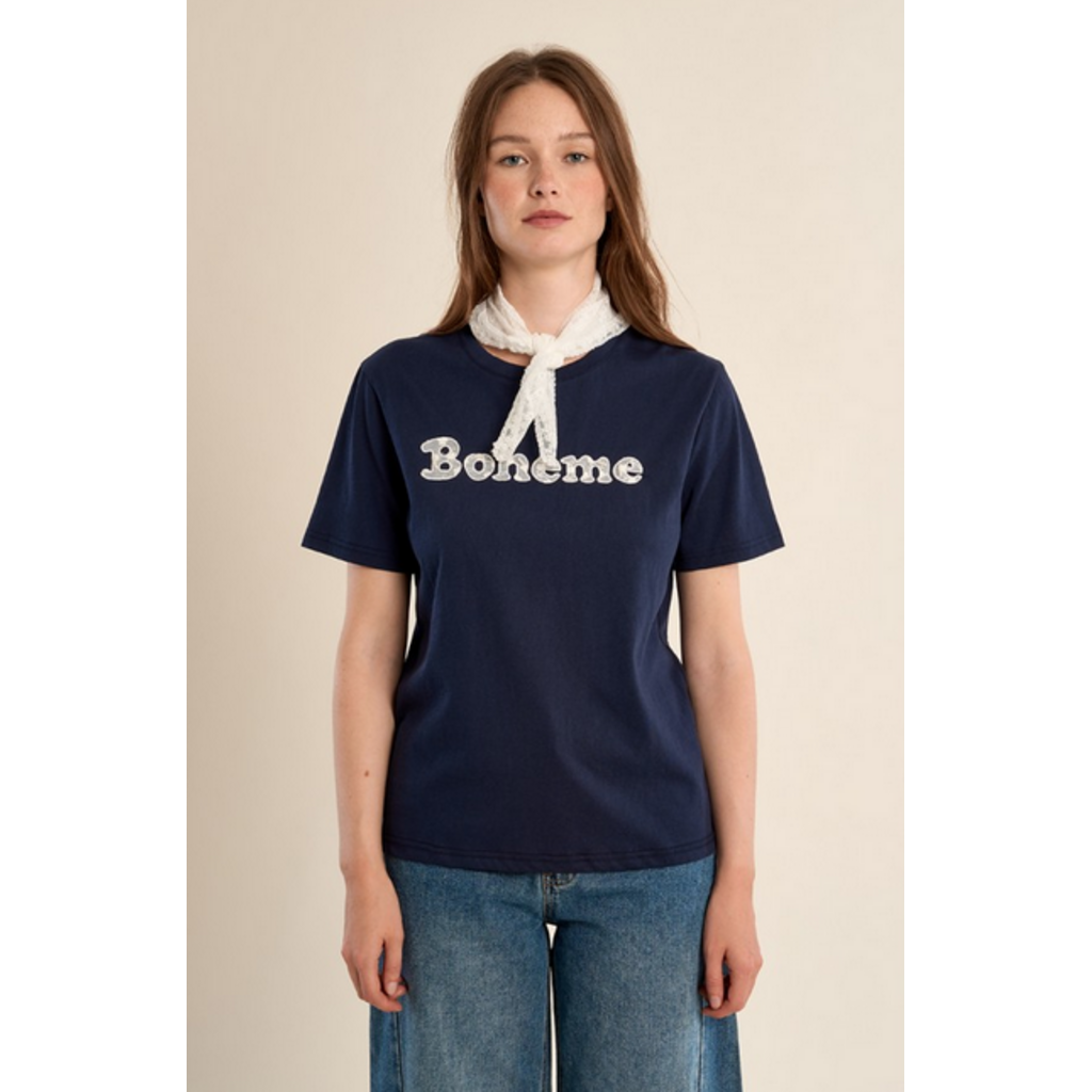 MOLLY BRACKEN MOLLY BRACKEN 26E TSHIRT BOHEME MARINE