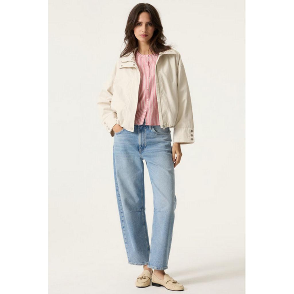 GARCIA GARCIA 26E JACKET OURLET ELASTIQUE IVOIRE