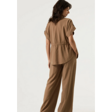 GARCIA GARCIA 26E CHEMISIER M COURTE CORDON SOFT TAUPE