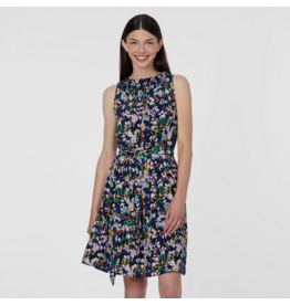 RAGWEAR RAGWEAR 26E ROBE ISALIE PRINT NIGHT BLUE