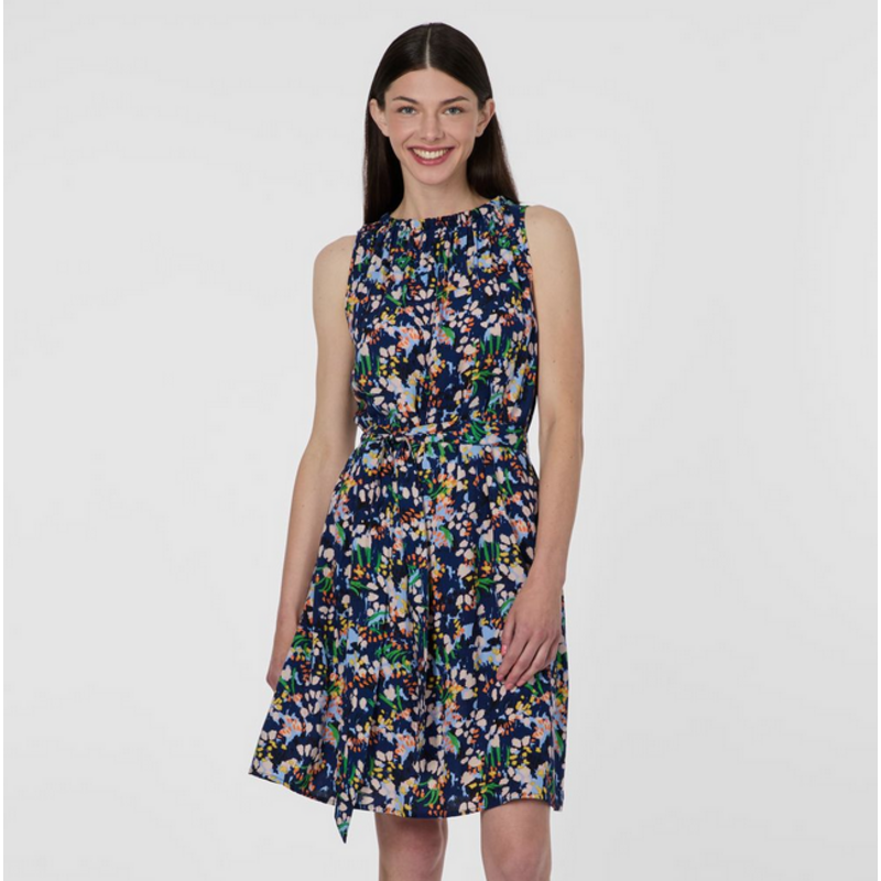 RAGWEAR RAGWEAR 26E ROBE ISALIE PRINT NIGHT BLUE