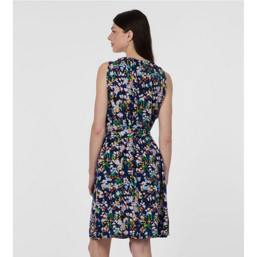 RAGWEAR RAGWEAR 26E ROBE ISALIE PRINT NIGHT BLUE