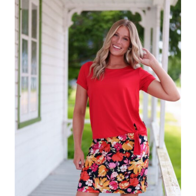 RIEN NE SE PERD TOUT SE CREE RIEN NE SE PERD 26E T SHIRT TROPICAL ROUGE