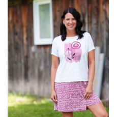 RIEN NE SE PERD TOUT SE CREE RIEN NE SE PERD 26E T SHIRT TIKI AQUARELLE FLEURI