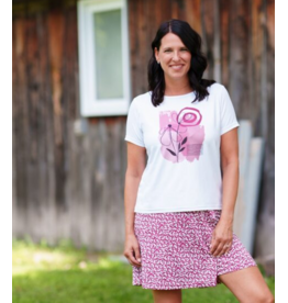 RIEN NE SE PERD TOUT SE CREE RIEN NE SE PERD 26E T SHIRT TIKI AQUARELLE FLEURI