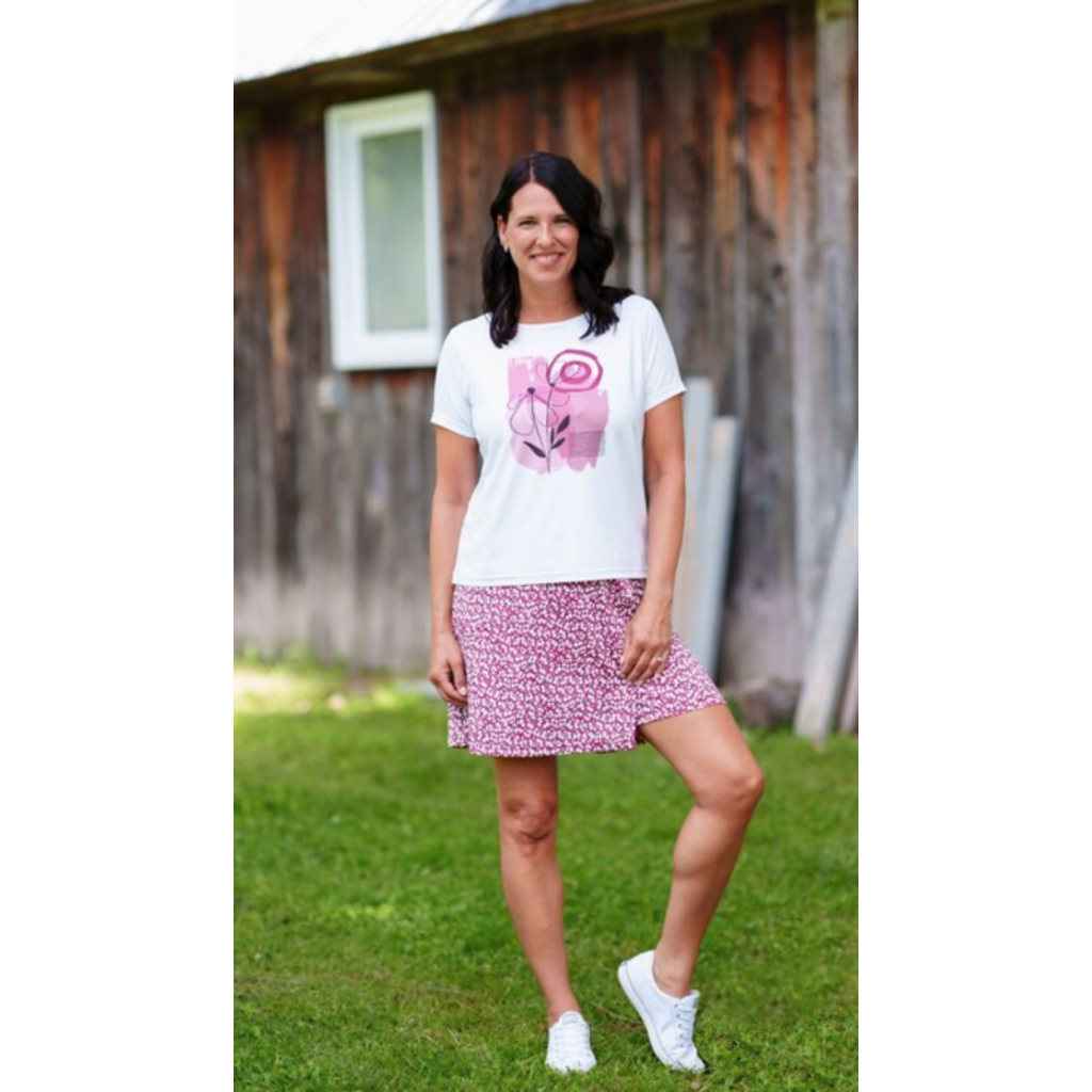 RIEN NE SE PERD TOUT SE CREE RIEN NE SE PERD 26E JUPE/SHORT CERVEZA FRAMBOISE