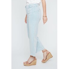 RENUAR RENUAR 26E KNIT PANT CROP POCHES CHAMBRAY