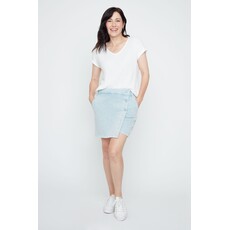 RENUAR RENUAR 26E KNIT SKORT CHAMBRAY