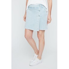 RENUAR RENUAR 26E KNIT SKORT CHAMBRAY