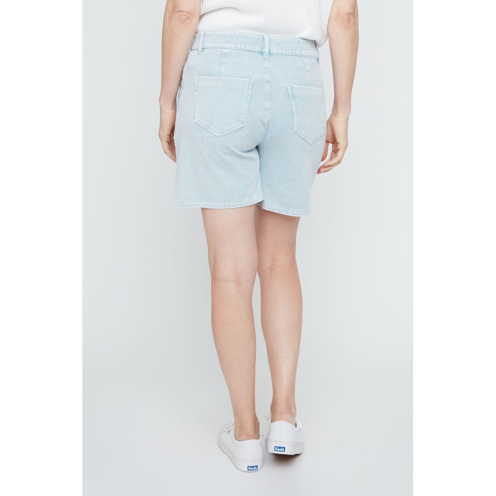 RENUAR RENUAR 26E KNIT SKORT CHAMBRAY