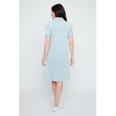 RENUAR RENUAR 26E KNIT DRESS COL CHEMISE CHAMBRAY