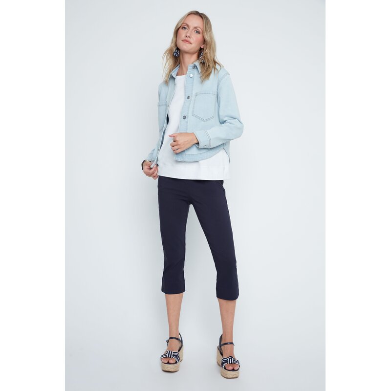 RENUAR RENUAR 26E KNIT JACKET CHAMBRAY