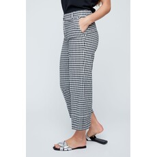 RENUAR RENUAR 26E PANT CROP CARRES VICHY NOIR/BLANC