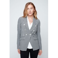 RENUAR RENUAR 26E JACKET CARRES VICHY NOIR/BLANC
