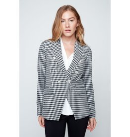 RENUAR RENUAR 26E JACKET CARRES VICHY NOIR/BLANC