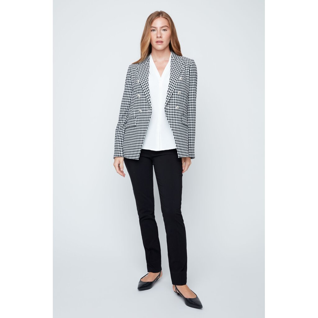 RENUAR RENUAR 26E JACKET CARRES VICHY NOIR/BLANC