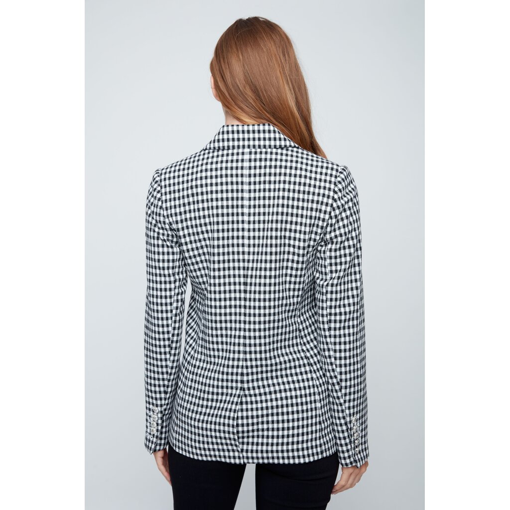 RENUAR RENUAR 26E JACKET CARRES VICHY NOIR/BLANC