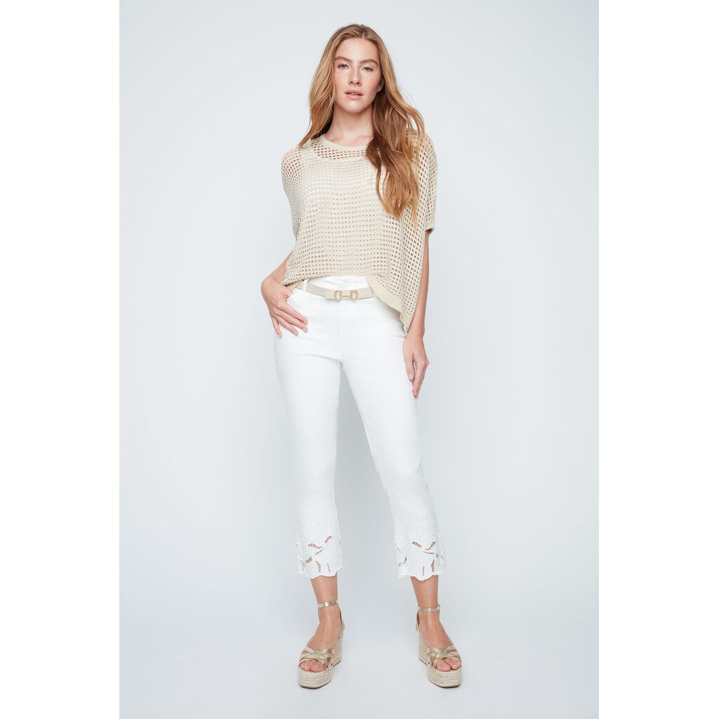 RENUAR RENUAR 26E TOP CARRE MAILLE AJOUREE GOLD