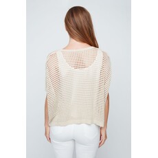 RENUAR RENUAR 26E TOP CARRE MAILLE AJOUREE GOLD