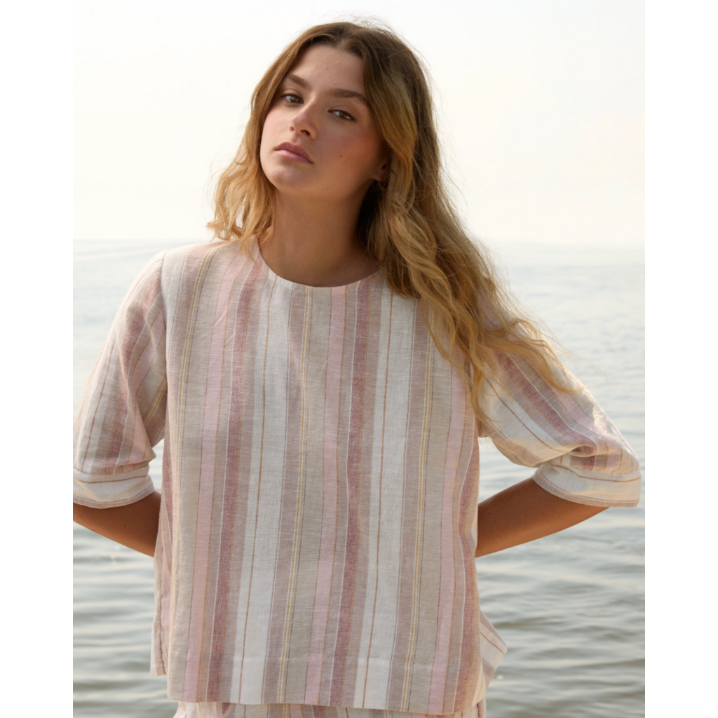 MARIGOLD MARIGOLD 26E HAUT AGAVE PINK STRIPES