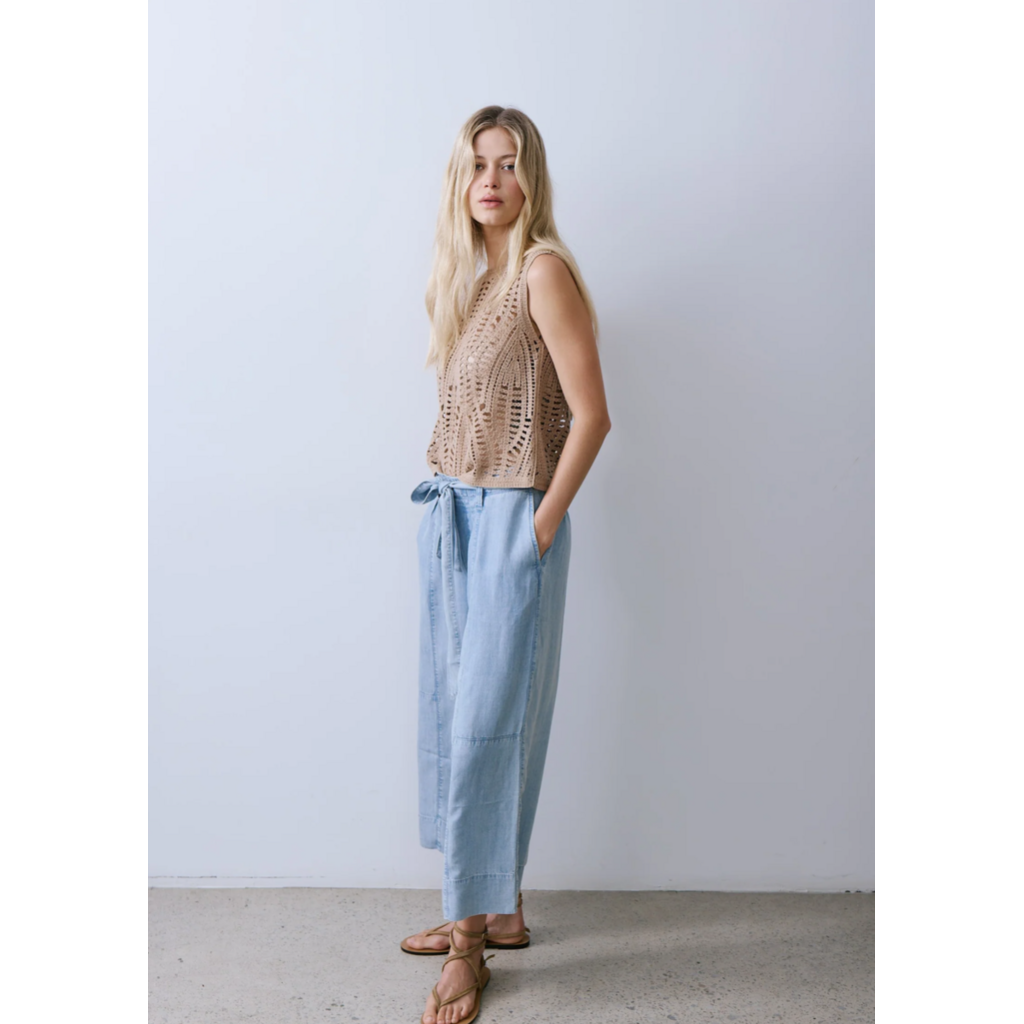 MELISSA NEPTON MELISSA NEPTON 26E BRAQUE PANT LT BLUE WASH