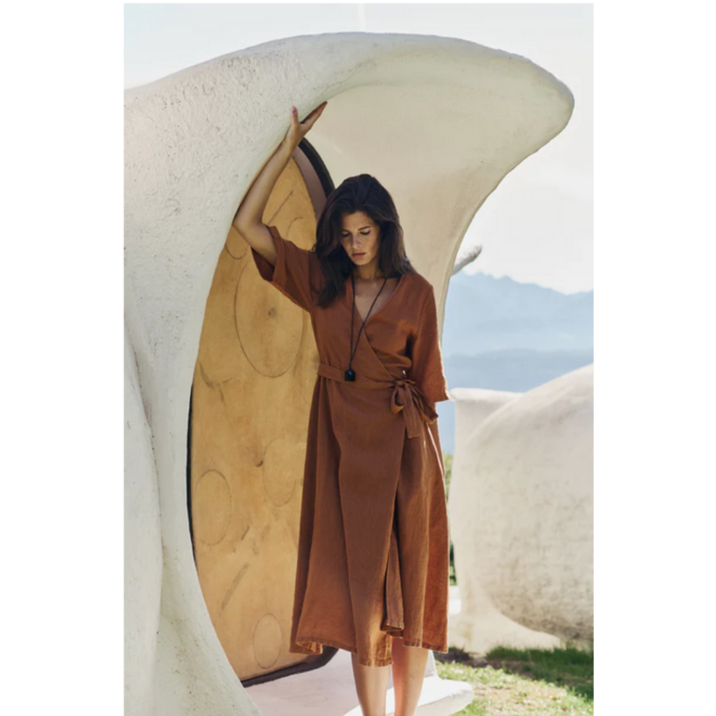 INDI AND COLD INDI AND COLD 26E ROBE CACHE COEUR LIN ROUILLE