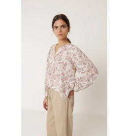 INDI AND COLD INDI AND COLD 26E BLOUSE PAISLEY LITCHI/BEIGE