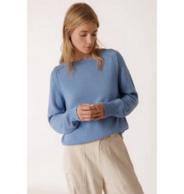 INDI AND COLD INDI AND COLD 26E TOP TRICOT LEGER BLEU