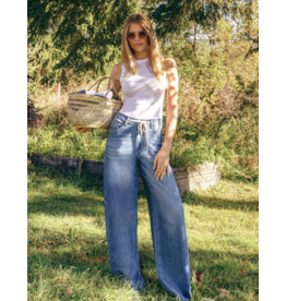 YOGA JEANS YOGA JEANS 2772 LILY WIDE HIGH RISE 32'' CROCUS