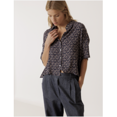 INDI AND COLD INDI AND COLD 26E BLOUSE MOTIF FLORAL NAVY