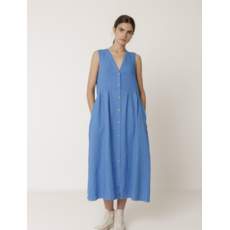INDI AND COLD INDI AND COLD 26E ROBE LONGUE S MANCHE BLEU