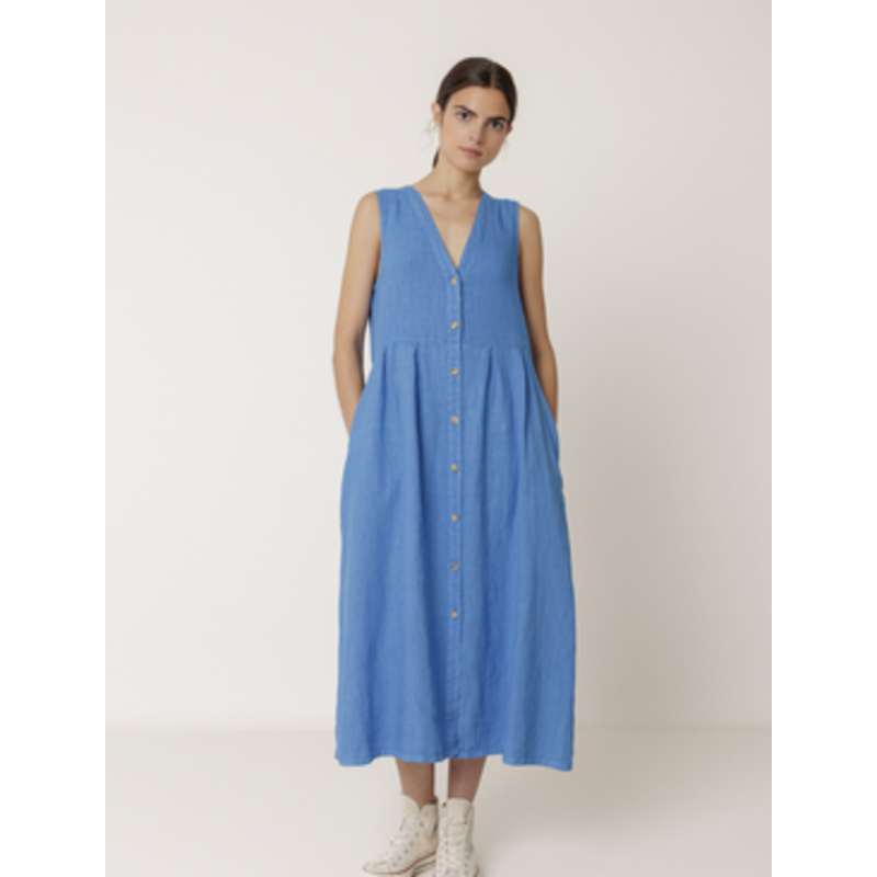 INDI AND COLD INDI AND COLD 26E ROBE LONGUE S MANCHE BLEU