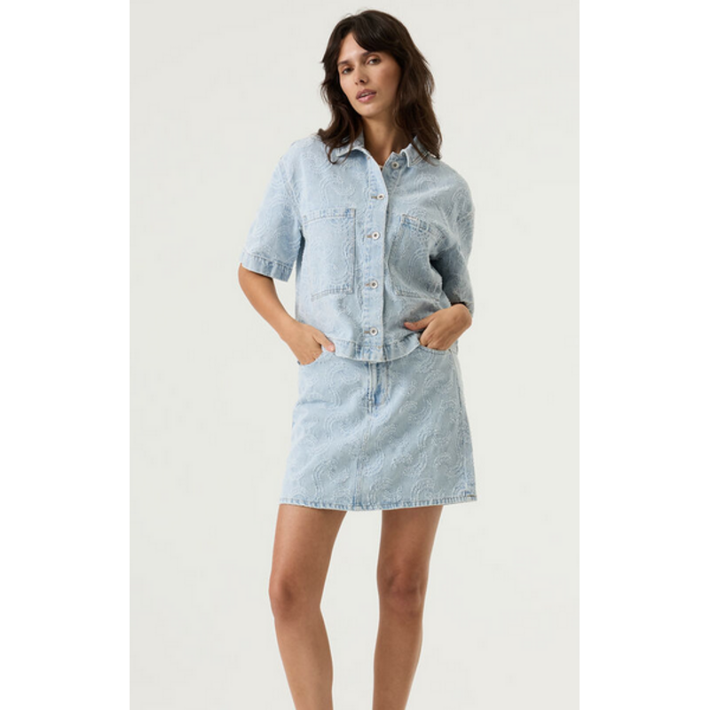 GARCIA GARCIA 26E JACKET JEANS M COURTE TEXTURE LIGHT USED