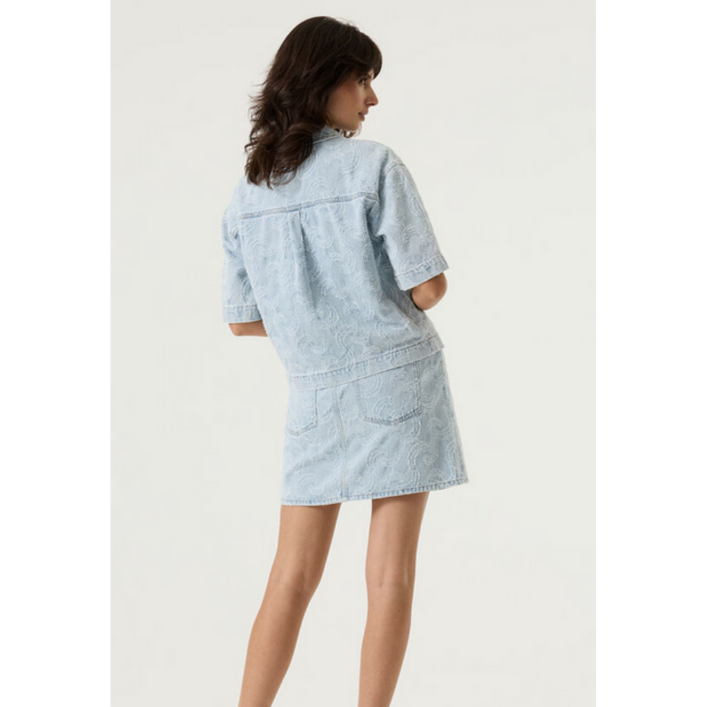 GARCIA GARCIA 26E JACKET JEANS M COURTE TEXTURE LIGHT USED