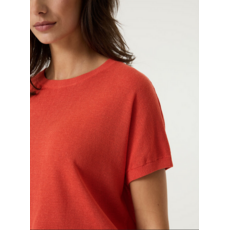 GARCIA GARCIA 26E PULL M COURTE TRICOT MINCE PAPRIKA