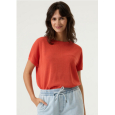 GARCIA GARCIA 26E PULL M COURTE TRICOT MINCE PAPRIKA