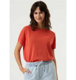 GARCIA GARCIA 26E PULL M COURTE TRICOT MINCE PAPRIKA