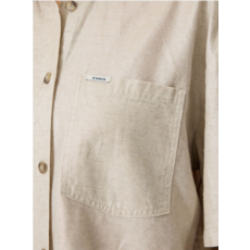 GARCIA GARCIA 26E CHEMISIER M COURTE ASPECT LUISANT ECRU