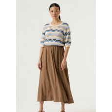 GARCIA GARCIA 26E JUPE TAILLE ELASTIQUE POCHES SOFT TAUPE