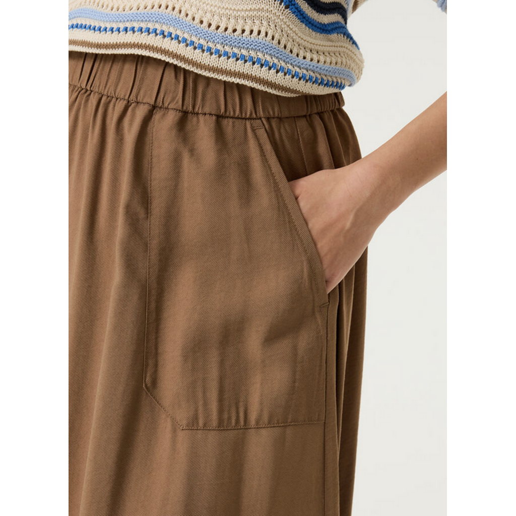 GARCIA GARCIA 26E JUPE TAILLE ELASTIQUE POCHES SOFT TAUPE