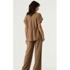 GARCIA GARCIA 26E PANT WIDE TAILLE ELASTIQUE SOFT TAUPE