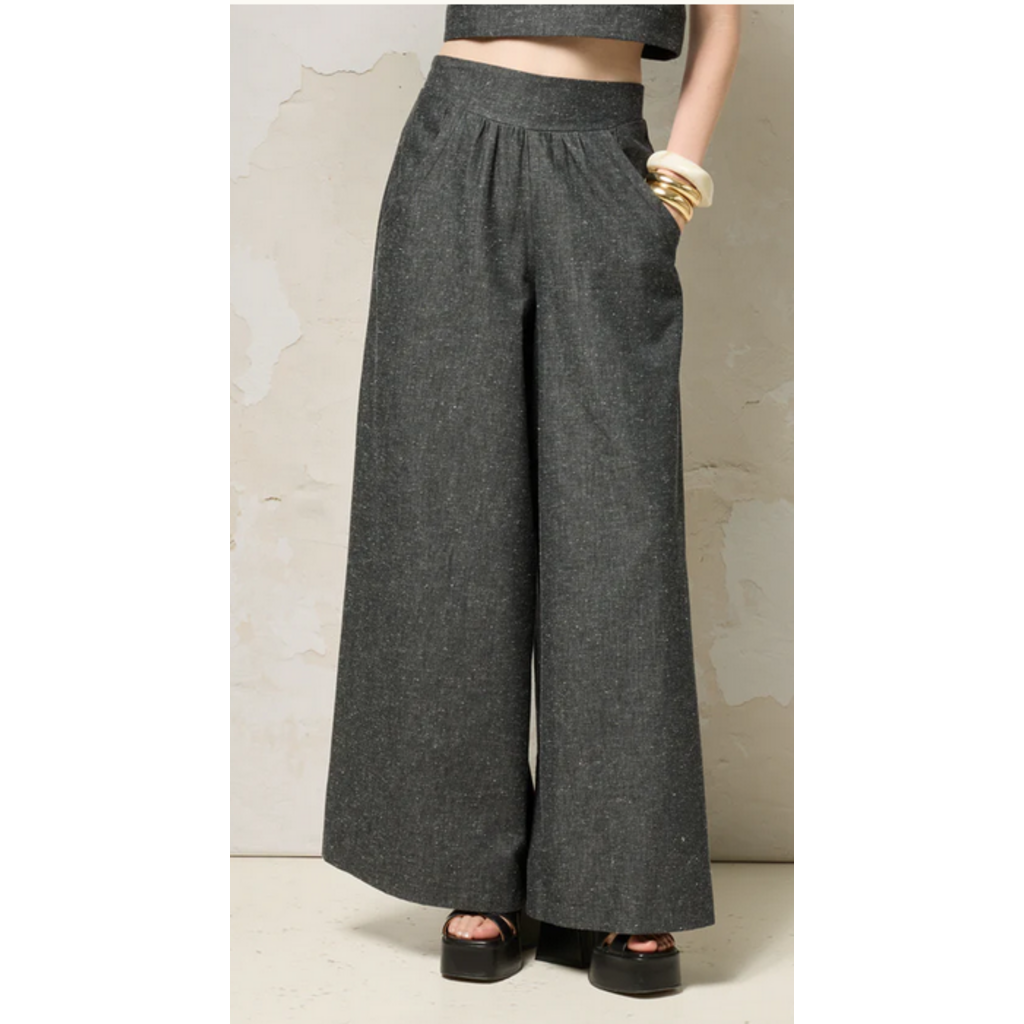 COKLUCH COKLUCH 26E PANTALON RAMA AMPLE SPECKLE NOIR