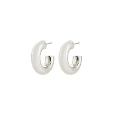 PILGRIM PILGRIM 142536023 PHASE SMALL HOOPS SILVER PLATED