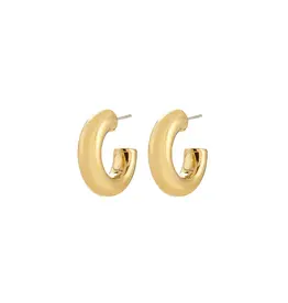 PILGRIM PILGRIM 142532023 PHASE SMALL HOOPS GOLD PLATED