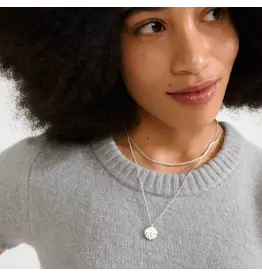 PILGRIM PILGRIM 632536001 DECLAN NECKLACE 2 IN 1 SET SILVER PLATED