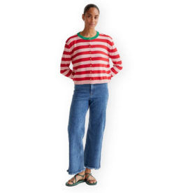 COMPANIA FANTASTICA COMPANIA FANTASTICA 26E 61C/10416 CARDIGAN PINK STRIPES