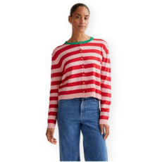 COMPANIA FANTASTICA COMPANIA FANTASTICA 26E 61C/10416 CARDIGAN PINK STRIPES